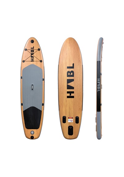 Şişme Sup Board/ Stand Up Paddle Board 84 335 15cm Full Set Deluxe Ahşap