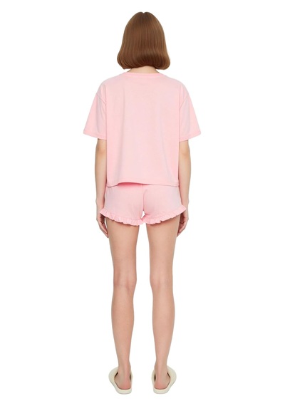 Ersefa Kadın Süt Şişesi Baskılı Şortlu Pijama Takımı Fonksiyonel Dayanık Pembe Ersefa Kadın Süt Şişesi Baskılı Şortlu Pijama Takımı Fonksiyonel Dayanık Pembe