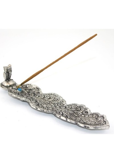 Metal Kayık Baykuş Tasarımı Tütsülük Model 2
