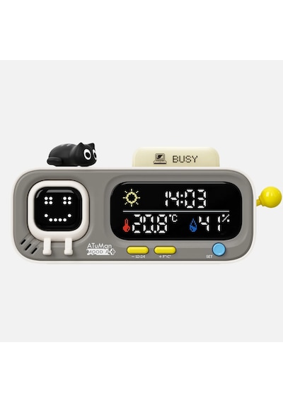 Atuman Mood-a Akıllı Termometre Higrometre Saat Retro Piksel Ekranlı Sıcaklık Nem Ölçer, Usb Şarjlı Masaüstü Akıllı Oda Monitörü, Animasyonlu Dekoratif Ev & Ofis Cihazı Hediyelik Süs Siyah Atuman Mood-a Akıllı Termometre Higrometre Saat Retro Piksel Ekranlı Sıcaklık Nem Ölçer, Usb Şarjlı Masaüstü Akıllı Oda Monitörü, Animasyonlu Dekoratif Ev & Ofis Cihazı Hediyelik Süs Siyah