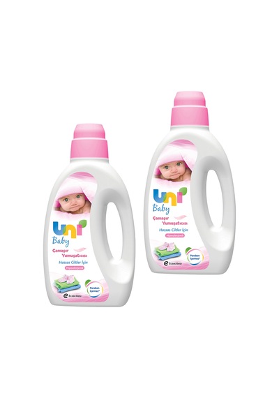 Uni Baby Hipoalerjenik Çamaşır Yumuşatıcı 2 x 1500 ML