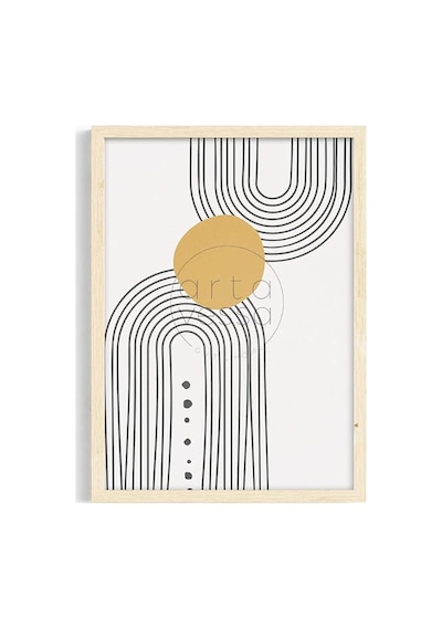 Artavessa Gerçek Ahşap Çerçeveli 3 Parça 3d Poster Tablo Seti - Ersy3set20, 20 X 30 Çok Renkli