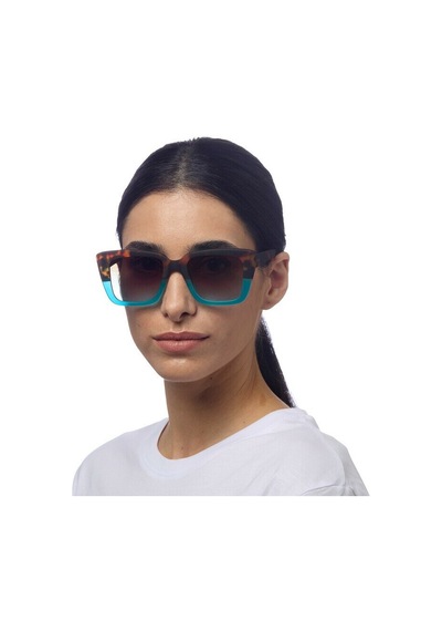 Okkia Elba Unisex Güneş Gözlüğühavana Mavi Kahverengi - Mavi