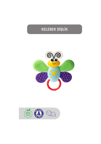 Kelebek Diş Kaşıyıcı, Dişlik Çok Renkli