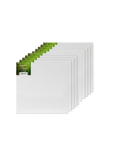 20x20 Cm, Tuval, 10 Lu, Resim Tuvali, Ahşap Çerçeve, Tual, Akrilik Boya, Yağlı Boya