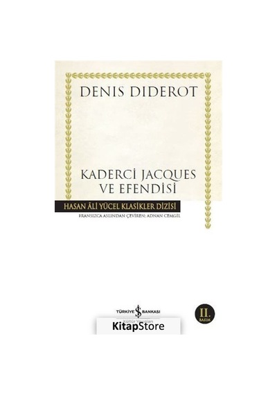 Kitapstore Kaderci Jacques ve Efendisi Karton Kapak / Denis Diderot