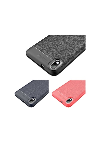 Xiaomi Redmi 7a Kılıf Zore Niss Silikon Kapak Kırmızı