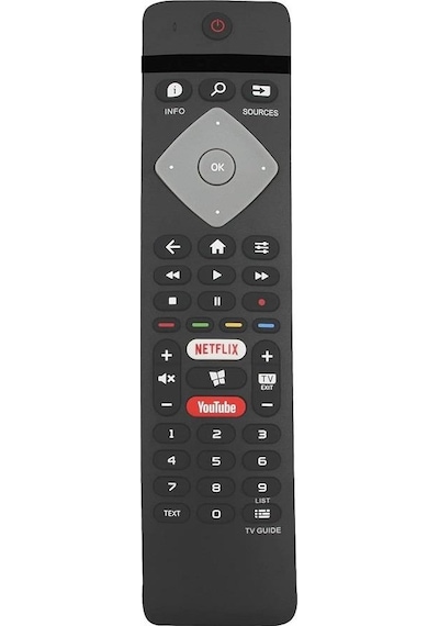 Philips 43pus6504/12 İle Uyumlu 4k Smart Tv Kumandası