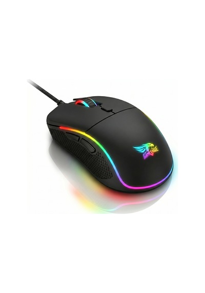 Rgb Gaming Kablolu Mouse Siyah 7200 Dpı Yüksek Hassasiyetli Makrolu Ergonomik Örgü Kablo Diğer
