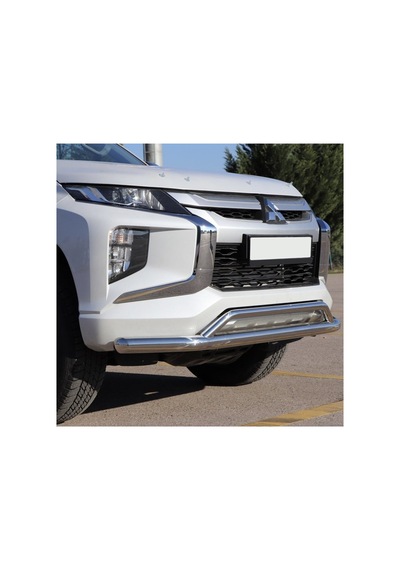 2007+ Mitsubishi L200 Ön Tampon Koruma Demiri İkili Krom
