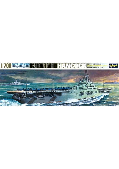 Hasegawa 708 49708 1/700 Ölçek, Abd Hancock Uçak Gemisi Waterline Serisi , Plastik Model Kiti