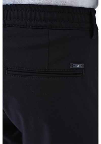 Efor Comfort Fit Beli Lastikli Lacivert Jogger Pantolon P 1185 Lacivert