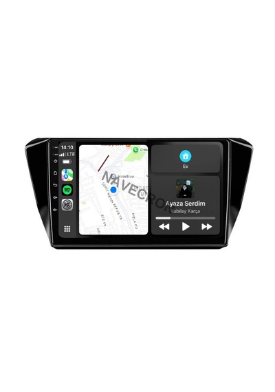 Skoda Superb 2015-16 10" Uyumlu Androıd Multimedya Gerçek 2/32 Kablosuz Carplay Geri Görüş Kameralı 10"