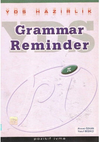 Pozitif Ivme Yayınları Yds Hazırlık Grammar Reminder