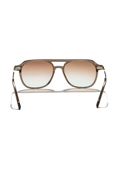 Zen Milano Eyewear Zm2471-c04 54 Unisex Güneş Gözlüğü Kahverengi