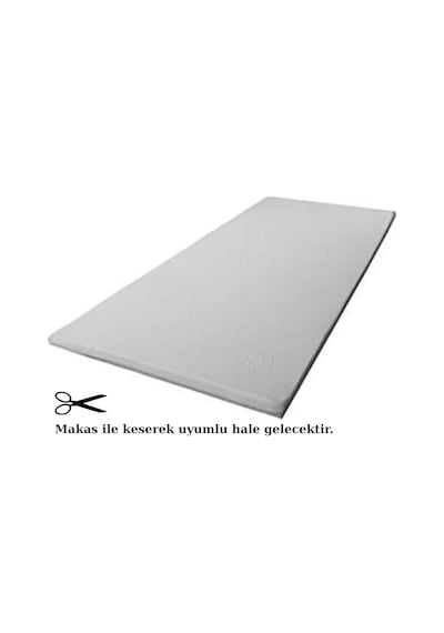 Ütü Masası Süngeri 22 Dansite 5 Mm Isıya Dayanıklı Gri 60 140 Cm Diğer