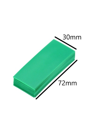 18650 İçin Renkli Makaron - Shrink Pvc 50-Beyaz