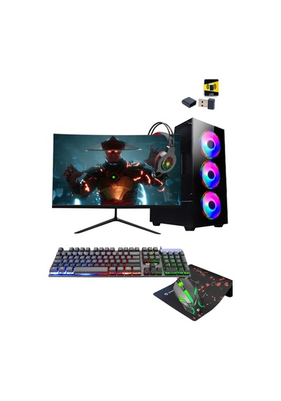 Ramtech TREND X80 i5 9400F 32 GB 960 GB SSD 8 GB RX580 24" Free Dos Oyuncu Masaüstü Bilgisayar