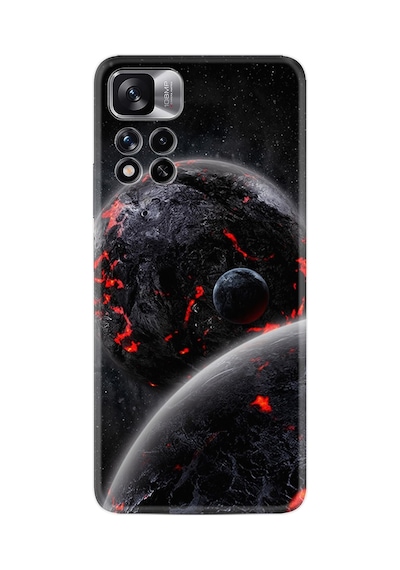 Xiaomi Redmi Note 11 Pro Plus 5g Kılıf Resimli Desenli Silikon Platinium Series Dark World 1867