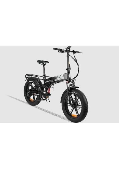 Berlın 249w Elektrikli Bisiklet 48v13ah Shimano 8 Vites Lcd Göstergeli Katlanabilir Sele Siyah