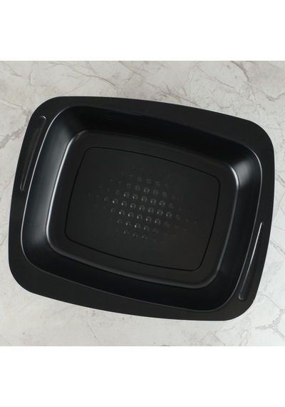 Guardini Fırın Tepsisi Siyah 39x32x7 Cm Çok Renkli
