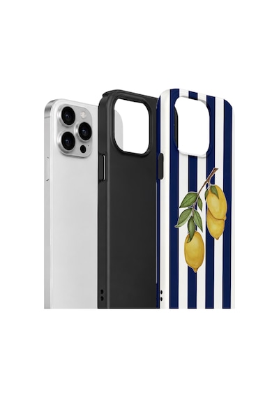 Apple iPhone Uyumlu 13 Pro Vorian Çift Katmanlı Kılıf Amalfi Lemon Branch
