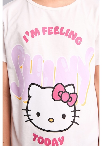 Defacto Hello Kitty Kısa Kollu Pijama Üstü Esnek Belli Kapri Pijama Altı 2li Pijama Takımı Kız Çocuk H2766a826sppn424 Pembe-pn424 Defacto Hello Kitty Kısa Kollu Pijama Üstü Esnek Belli Kapri Pijama Altı 2li Pijama Takımı Kız Çocuk H2766a826sppn424 Pembe-pn424