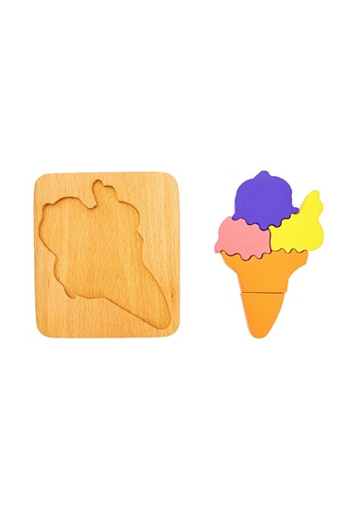 Woodnjoy Dondurma Üç Boyutlu Ahşap Puzzle