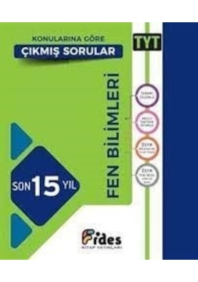 Fides Yayınları Tyt Fen Bilimleri Son 15 Yıl Konularına Göre N11.28450
