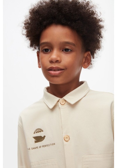 Xo Kids Erkek Çocuk Gömlek 8-14 Yaş 47319 KREM