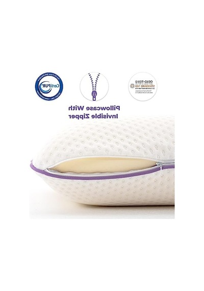 Ergonomik Visco Yastık, Boyun Desteği İle Rahat Uyku İçin Tasarım Açık Bej