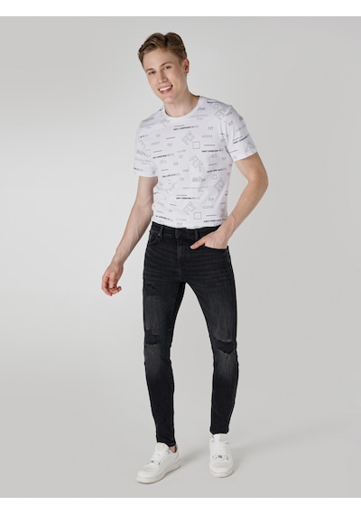 Colin's Colins 041 Danny Slim Fit Düşük Bel Dar Paça Siyah Erkek Jean Pantolon Cl1066308 DENİM