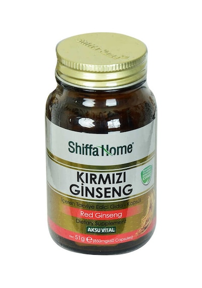 Shiffa Home Kırmızı Ginseng Diyet Takviyesi 850 Mg X 60 Kapsül