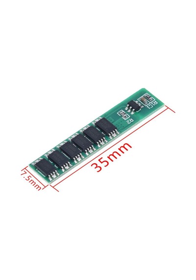 1S 15A Bms 3.7 V 18650 Lityum Lipo Pil Şarj Koruma Modülü