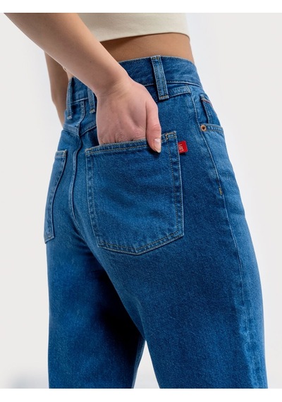 LOFT Straight Regular Fit Kadın Pantolon Lf2036175 Q1.v1 Denim