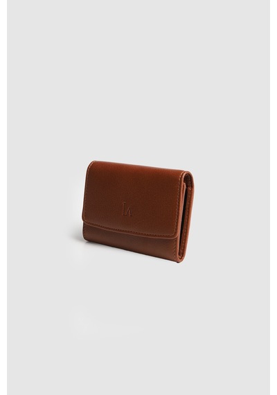 La'Graccio Paris Lagraccio Paris Unisex Nade Hakiki Deri Akardiyon Rfid Korumalı Kartlık Crazy Bordo
