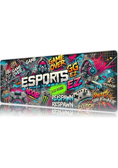 Gaming Oyuncu Xl Mouse Pad Kaydırmaz Dikişli 80 30 Cm Mousepad 25
