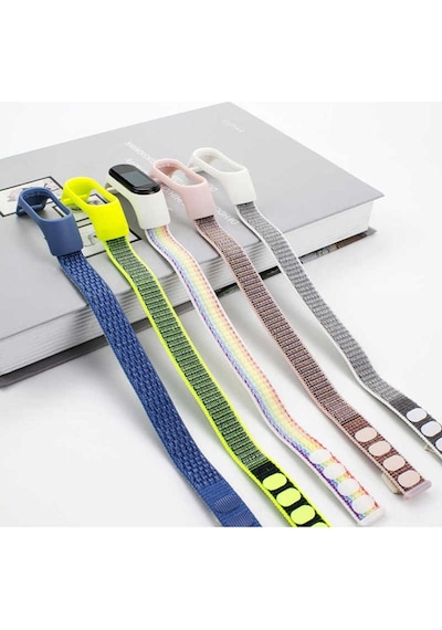 Xiaomi Mi Band 6 Uyumlu Krd-03 Hasır Kordon No15
