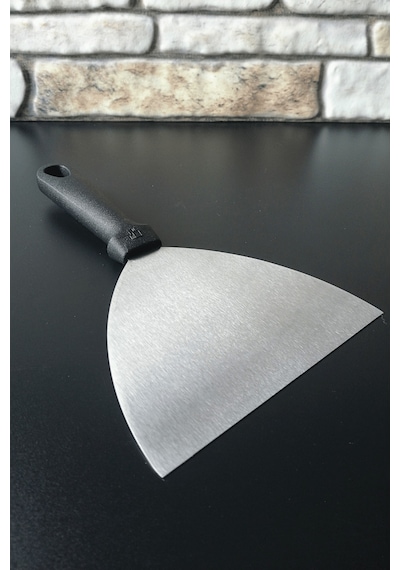 Bakalit Saplı Çelik Spatula-hamur Kesici-kazıyıcı-çevirici-24 Cm-büyük Boy