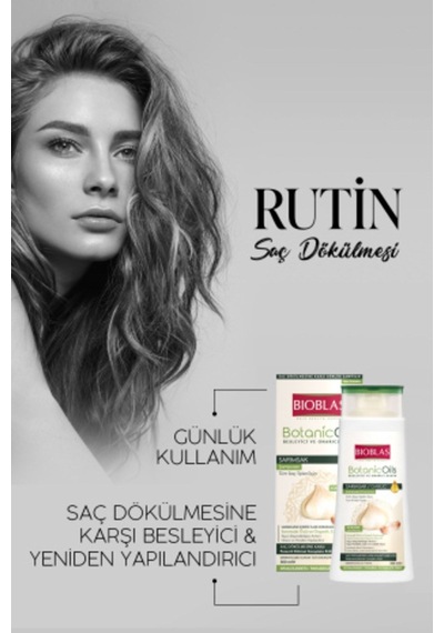 Bioblas Botanic Oils Sarımsak Şampuanı 360 Ml Tüm Saçlar