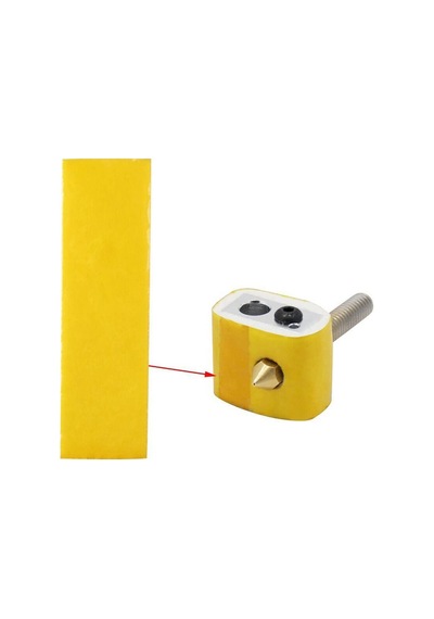 Koodmax 2 Adet 3d Yazıcı Isıtma Bloğu İzolasyonu Pamuğu 74x20mm