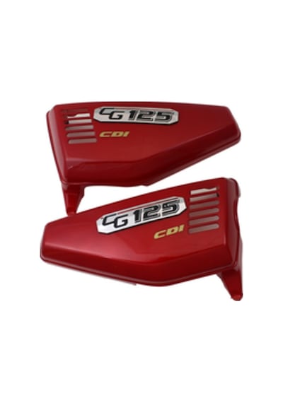 Cg 125 Yan Kapak/ Akü Kapağı-Sağ-Sol- Kırmızı