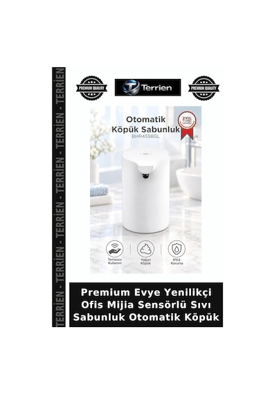 Premium Evye Yenilikçi Ofis Mijia Sensörlü Sıvı Sabunluk Otomatik Köpük Çok Renkli