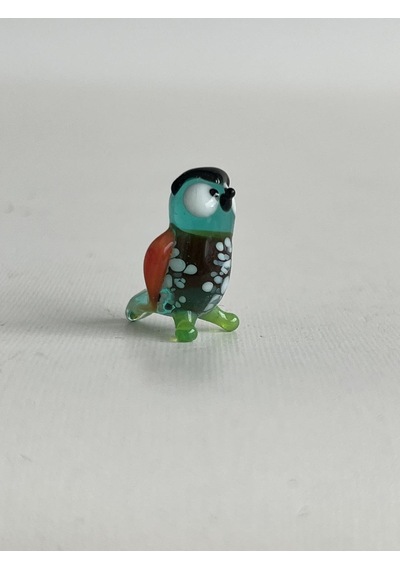 El Yapımı Mini Murano Cam Baykuş Biblo A97-02