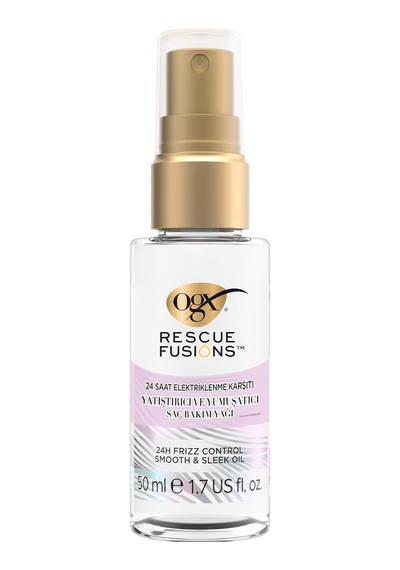 Rescue Fusions 24 Saat Elektriklenme Karşıtı Yatıştırıcı Ve Yumuşatıcı Saç Bakım Yağı 50 Ml