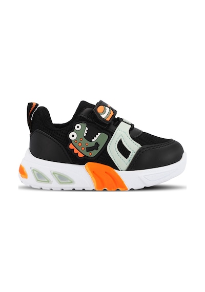 Mille PAOLINO IN Mille PANAMA IN Çocuk  Siyah / Yeşil Sneaker