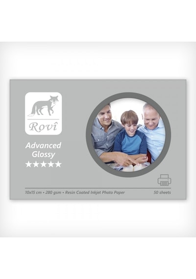 Rovi Advanced Parlak Fotoğraf Kağıdı - 280Gsm - 50 Yaprak A3+