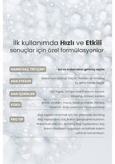 Matsu Bonding 3’lü Set | Bağ Yapılandırıcı Şampuan + Maske + Serum