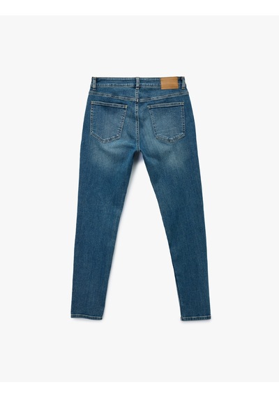 Koton Pamuklu Normal Bel Skinny Fit Jean Pantolon - Michael Jean Orta İndigo 6wam40028nd İndigo Koton Pamuklu Normal Bel Skinny Fit Jean Pantolon - Michael Jean Orta İndigo 6wam40028nd İndigo