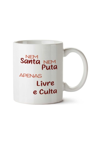 Nem Santa, Nem Puta İki Tarafı Baskılı Kupa Bardak Çok Renkli